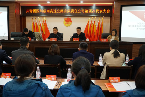川高公司党委委员、工会主席吴朝金出席共青团四川成南高速公路有限责任公司第四次代表大会 - 副本.JPG