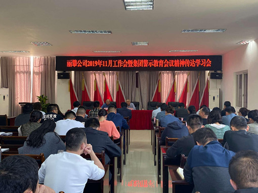 纪检监察（审计）室2019年11月工作会暨集团警示教育会议精神传达学习会_副本.jpg