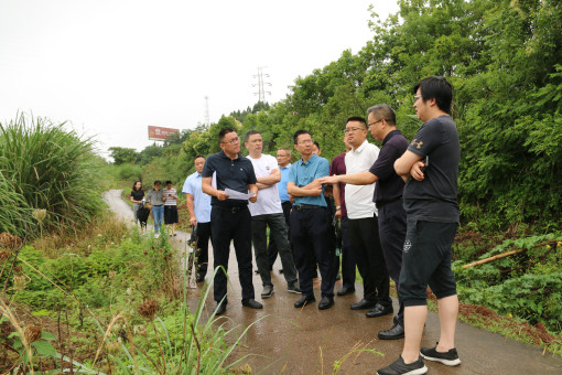 no140-川西投资公司总经理向忠一行到成南公司考察调研土地管理工作（郑华）.jpg