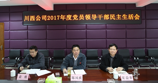 20180209川高集团党委委员、纪委书记郑凤庆督导川西公司2017年度党员领导干部民主生活会_cg.jpg