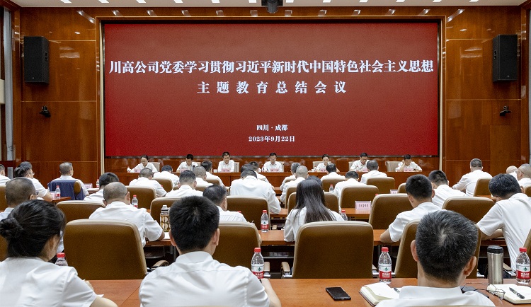 川高公司党委召开学习贯彻习近平新时代中国特色社会主义思想主题教育总结会