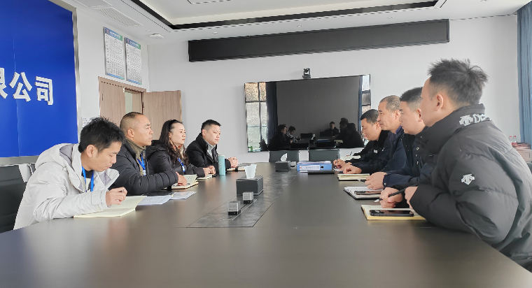 蜀道集团路网运行中心到资潼公司检查运营管理工作.jpeg