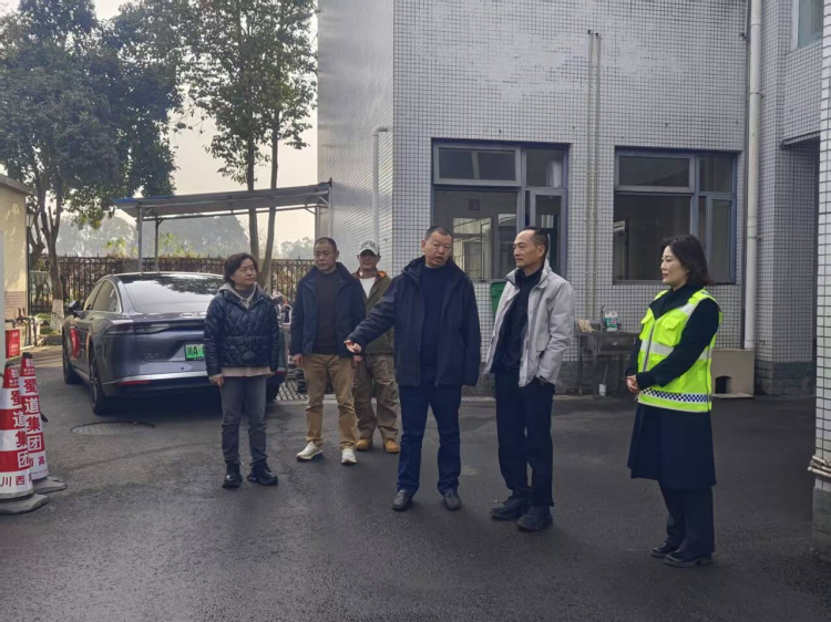 川西公司党委副书记、总经理何雁一行到绕西管理处成灌站开展春节节前安全环保督查工作1.png